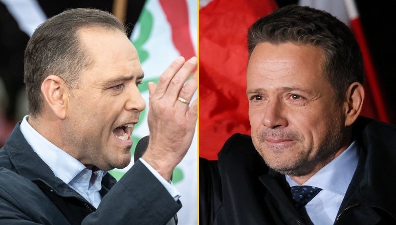 Debata przed drugą turą wyborów /PAP, Paweł Supernak/Tytus Żmijewski /PAP