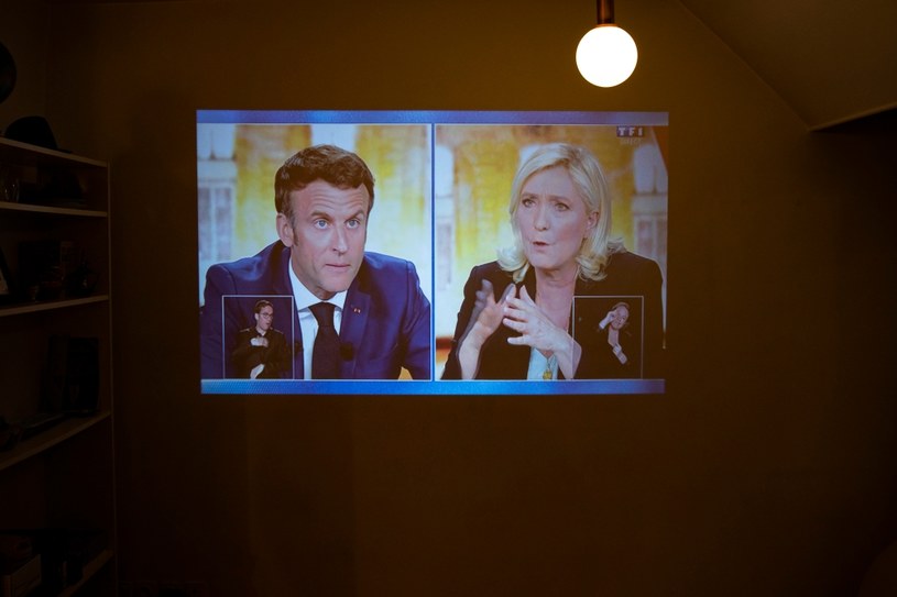 Debata przed wyborami prezydenckimi we Francji /Alexis Sciard/Zuma Press /Agencja FORUM