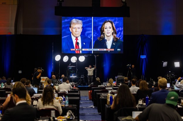 Debata Trump - Harris /JIM LO SCALZO /PAP/EPA