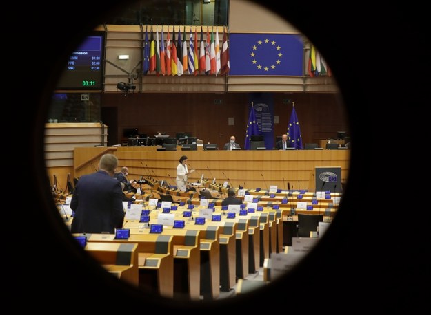 Debata w Parlamencie Europejskim nt. stanu praworządności w Polsce /OLIVIER HOSLET /PAP/EPA