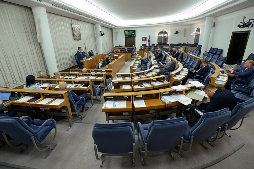 Debata w Senacie /Marcin Obara /PAP