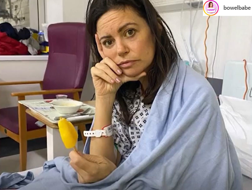 Deborah James w szpitalu, fot. z Instagrama dziennikarki BBC /materiały prasowe