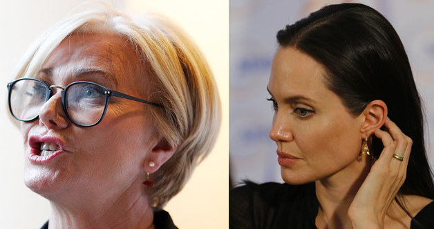 Deborra-Lee Furness, Angelina Jolie /Brendon Thorne /Getty Images