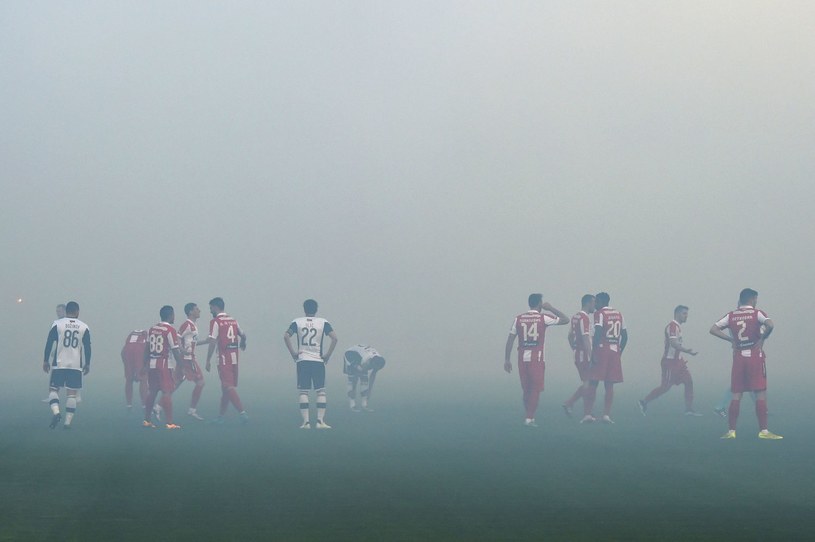 Debry Belgradu pomiędzy Partizanem a Crveną Zvezdą /AFP