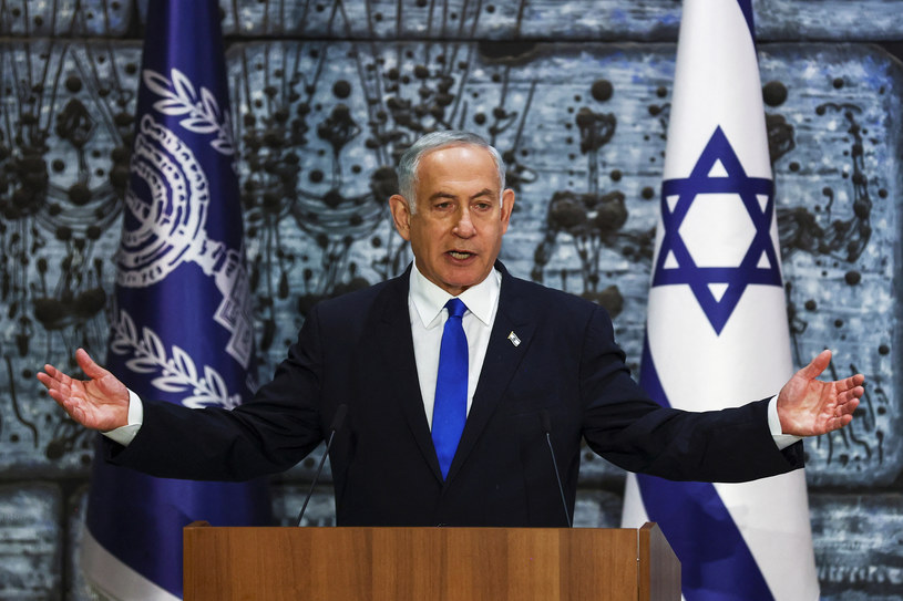 Decyzja miała paść po rozkazach premiera Izraela, Benjamina Netanjahu, o przeglądzie dotychczasowej polityki pańśtwa wobec wojny. Sam Netanjahu nieraz podkreślał, że jest gotowy wysłać Ukrainie pomoc militarną /RONEN ZVULUN /© 2023 Reuters