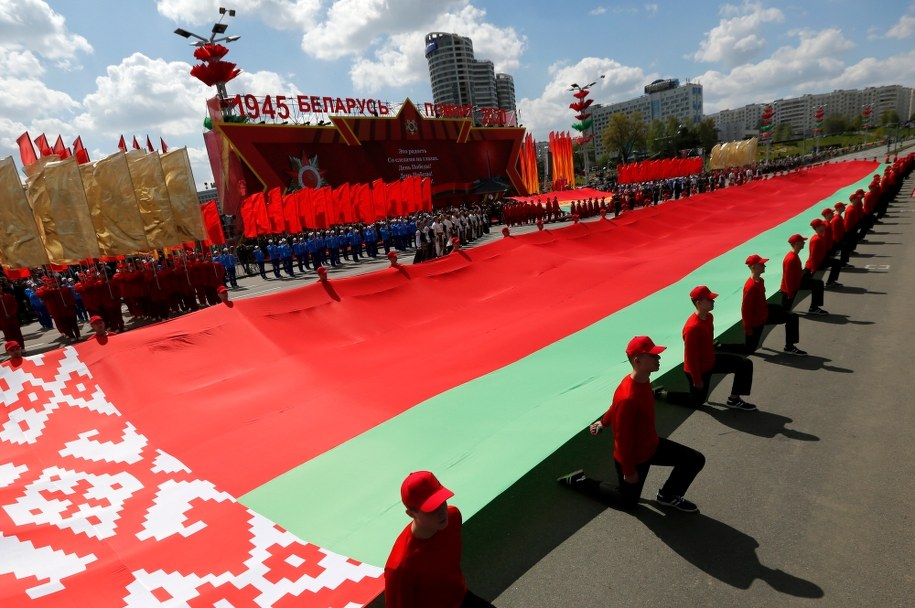 Defilada na ulicach Mińska /TATYANA ZENKOVICH  /PAP/EPA