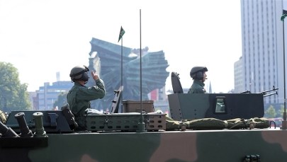 Defilada "Wierni Polsce' w Katowicach