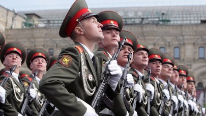 Defilada wojskowa na Placu Czerwonym  