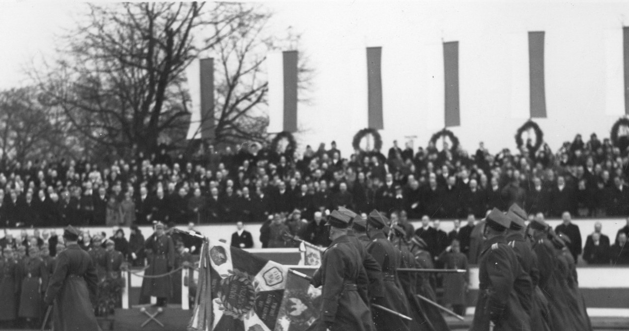 Defilada wojskowa /Ze zbiorów Narodowego Archiwum Cyfrowego