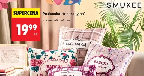 Dekoracyjna poduszka z dedykacją /Biedronka /INTERIA.PL