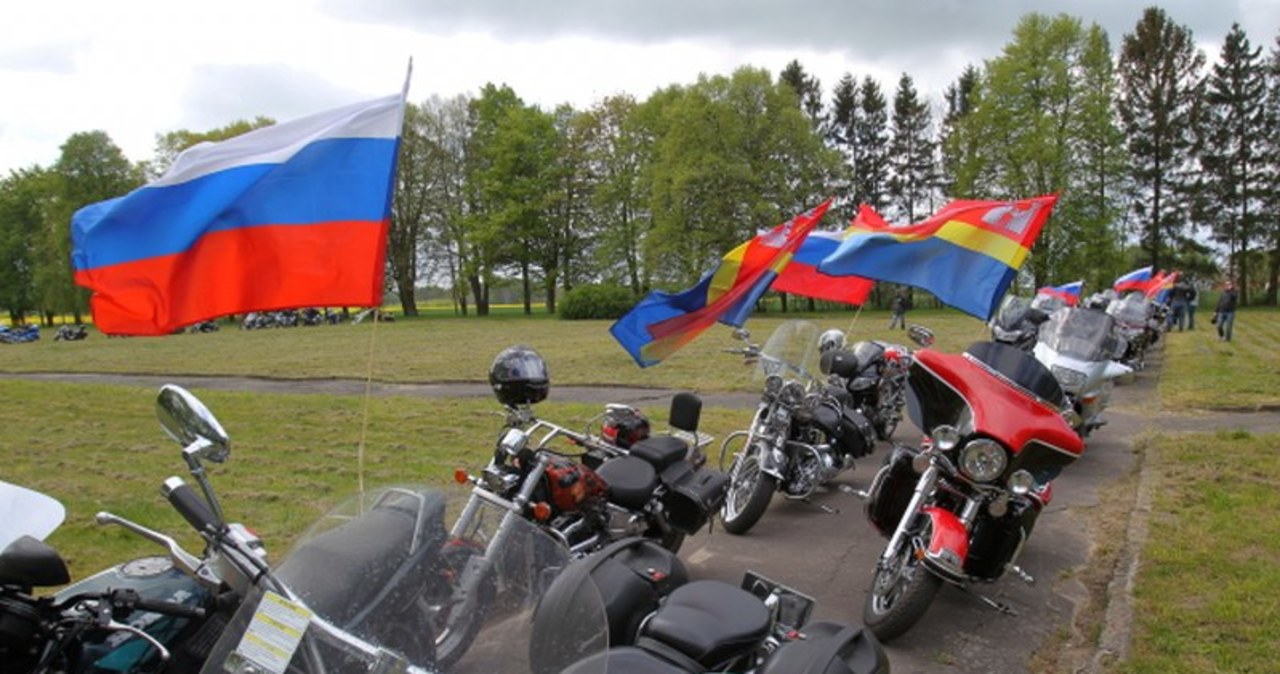 Delegacja rosyjska podczas uroczystości Dnia Zwycięstwa