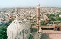 Delhi, widok z Delhi Dźami Masdźid /Encyklopedia Internautica