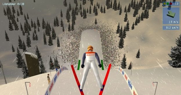 Deluxe Ski Jump 4 - screen z wersji beta /Informacja prasowa