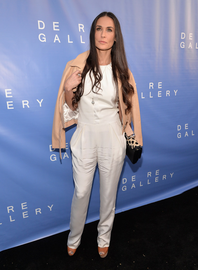 Demi Moore na ściance - jest nieprzemijającą ikoną stylu /Alberto E. Rodriguez /Getty Images