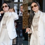 Magda Butrym Demi Moore skradła show w Nowym Jorku. Aktorka zachwyciła w odważnej i zmysłowej kreacji na debiucie Magdy Butrym