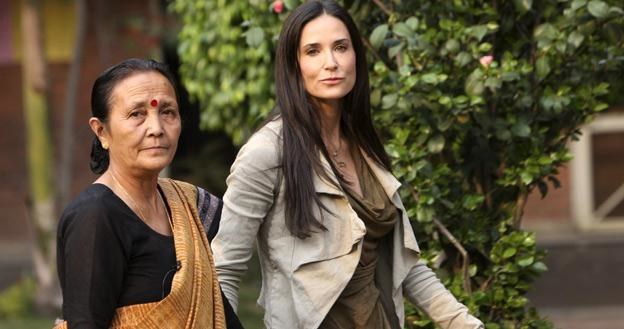 Demi Moore w Nepalu /AFP