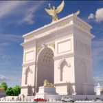 łuk triumfalny Demokraci chcą zniweczyć plan Trumpa. Łuk triumfalny z zakazem?
