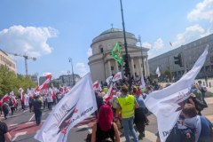 Demonstracja "Solidarności" w Warszawie. Galeria