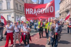 Demonstracja "Solidarności" w Warszawie. Galeria
