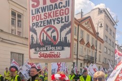 Demonstracja "Solidarności" w Warszawie. Galeria