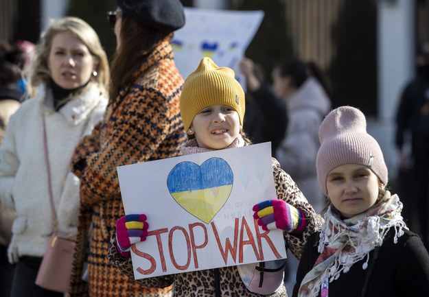 Demonstracja antywojenna w Mołdawii /DUMITRU DORU /PAP/EPA