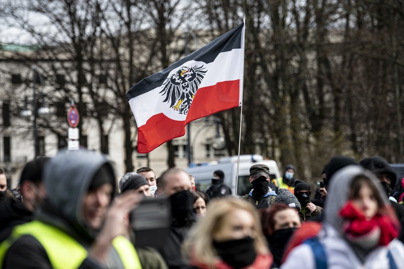 Demonstracja "Obywateli Rzeszy", zdj. ilustracyjne /AFP