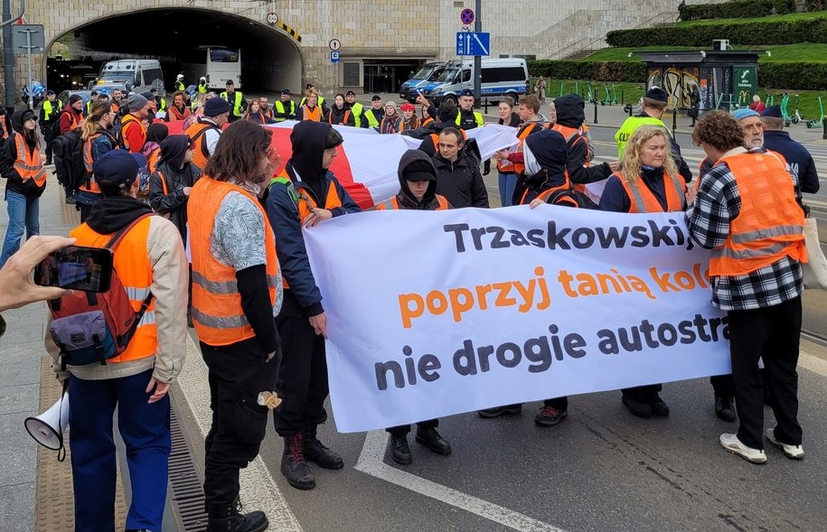 Demonstracja Ostatniego Pokolenia /Michał Radkowski /RMF FM
