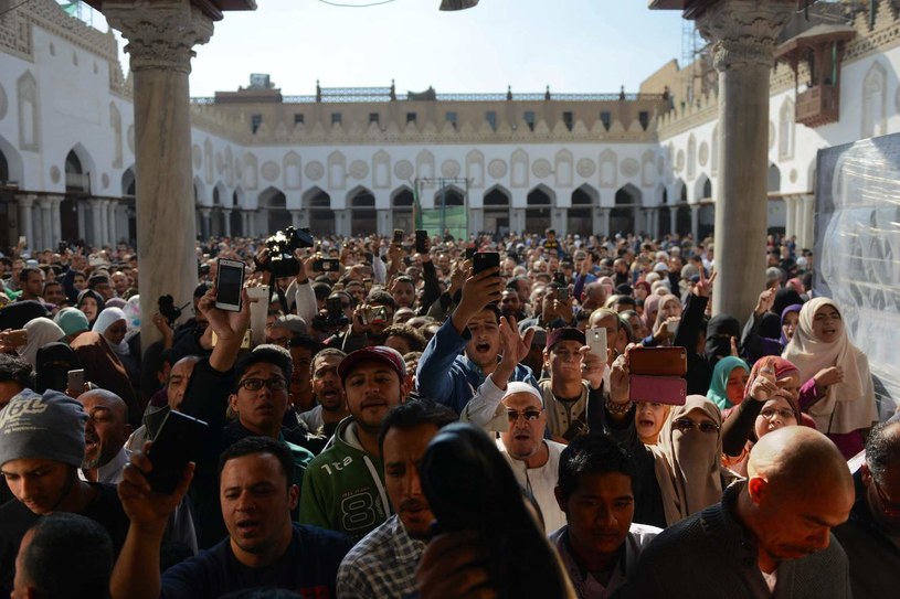 Demonstracja przeciwko decyzji Trumpa /MOHAMED EL-SHAHED /AFP
