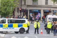 Demonstracja skrajnej prawicy w Londynie pod hasłem "Zjednoczyć królestwo"