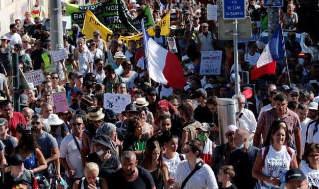 Demonstracja w Montpellier /GUILLAUME HORCAJUELO  /PAP/EPA