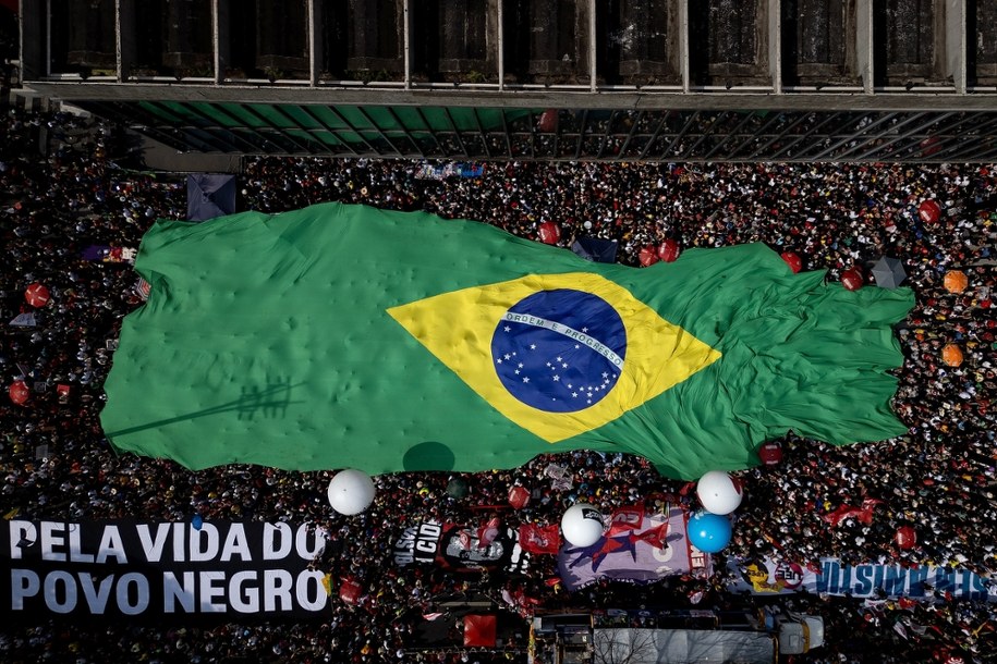 Demonstracja w São Paulo /ISAAC FONTANA /PAP/EPA