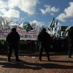 Demonstracja związków przed Sejmem przeciwko reformie emerytalnej