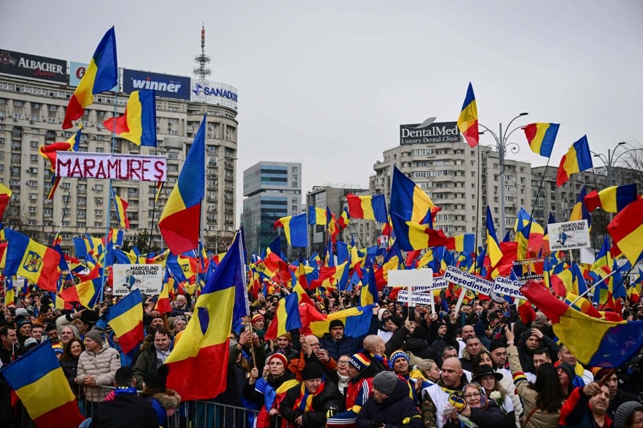 Demonstracje w Rumunii /Daniel Mihailescu/AFP /East News