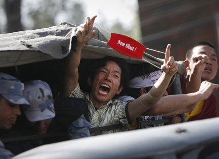 Demonstracje w sprawie Tybetu odbywają się na całym świecie - fot. Brian Sokol /Getty Images/Flash Press Media