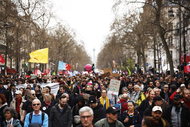 Demonstracje we Francji /YOAN VALAT  /PAP/EPA