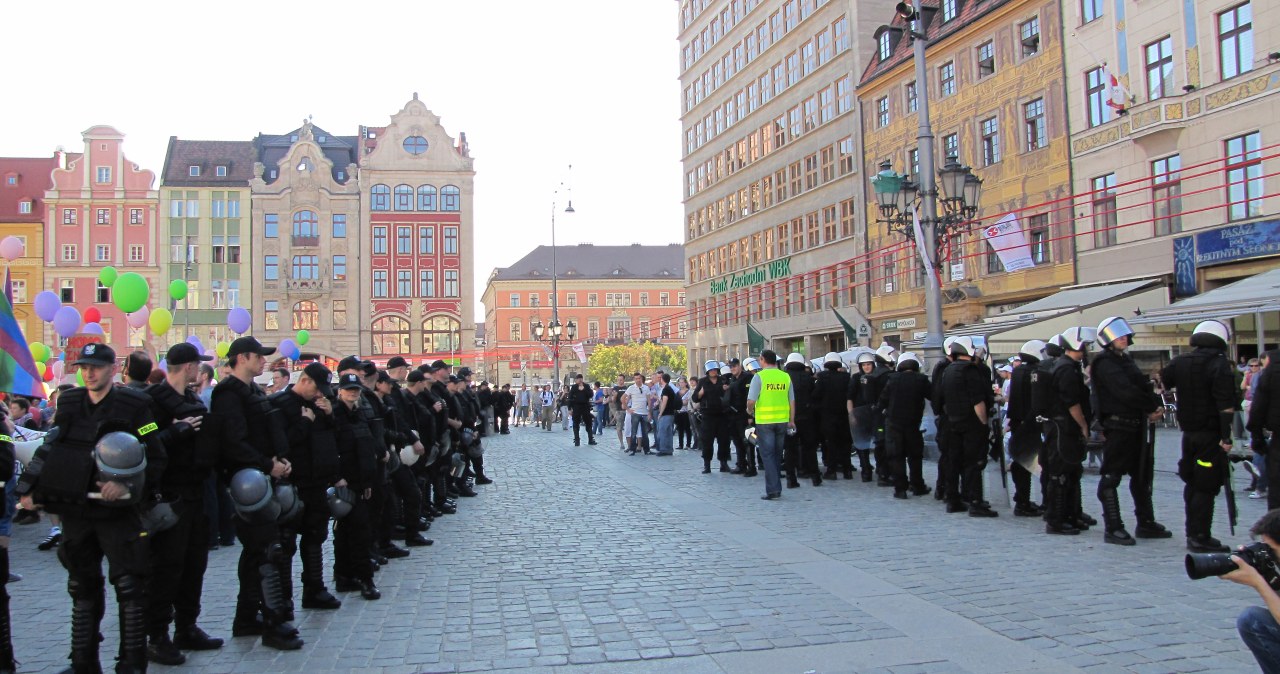 Demonstranci sparaliżowali centrum Wrocławia