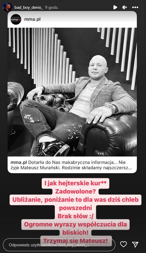 Denis Załęcki Instagram