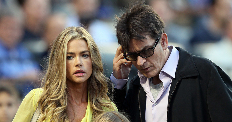 Denise Richards, Charlie Sheen /Elsa / Staff /Getty Images