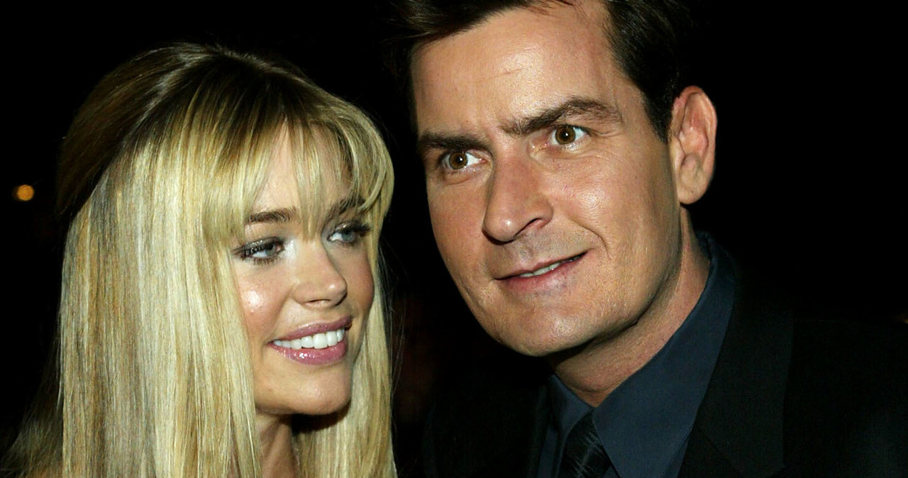 Denise Richards i Charlie Sheen /Frederick M. Brown /Getty Images