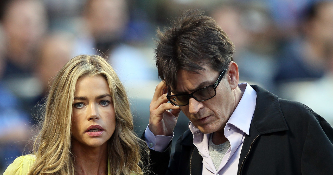 Denise Richards i Charlie Sheen /Elsa/Getty Images/AFP /Getty Images