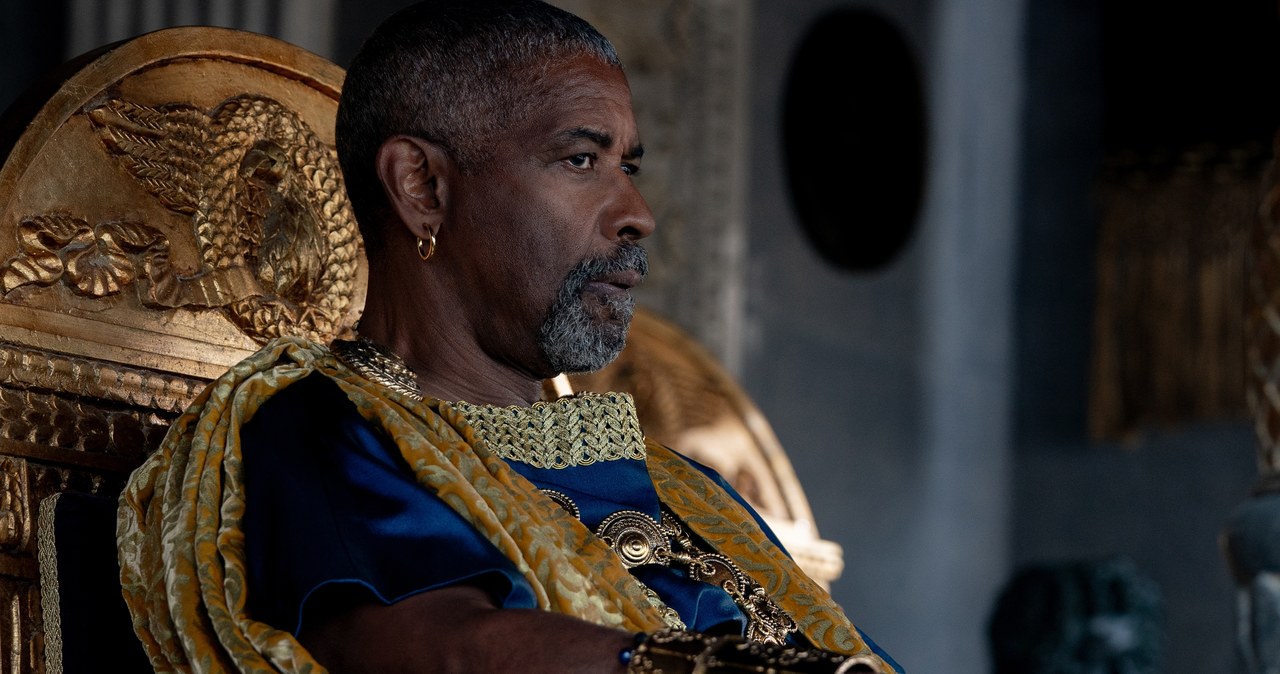 Denzel Washington, "Gladiator II" /EPK.TV/Cuba Scott/© 2024 Paramount Pictures /materiały prasowe