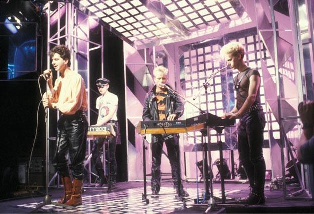 Depeche Mode z Martinem Gorem (pierwszy z prawej) i Vincem Clarkem (drugi z prawej) /