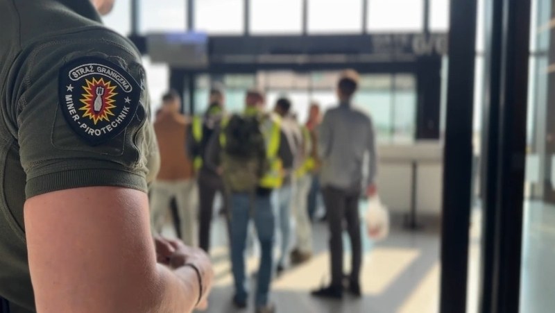 Deportacja cudzoziemców była wspólną operacją straży granicznej i unijnej agencji Frontex /Straż Graniczna /