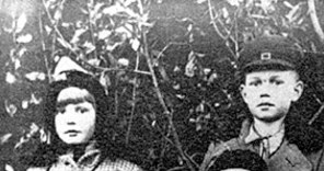 Deportowane dzieci, Kontoszyn, 1940 rok. Zdjęcie pochodzi ze strony http://www.ipn.gov.pl /
