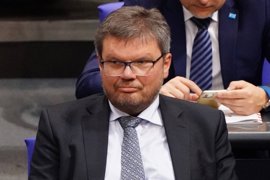 Deputowany AfD Michael Kaufmann /	CLEMENS BILAN /PAP/EPA