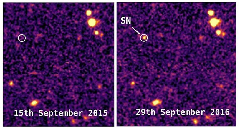 DES16C2nm to najstarsza supernowa, jaką znamy /materiały prasowe