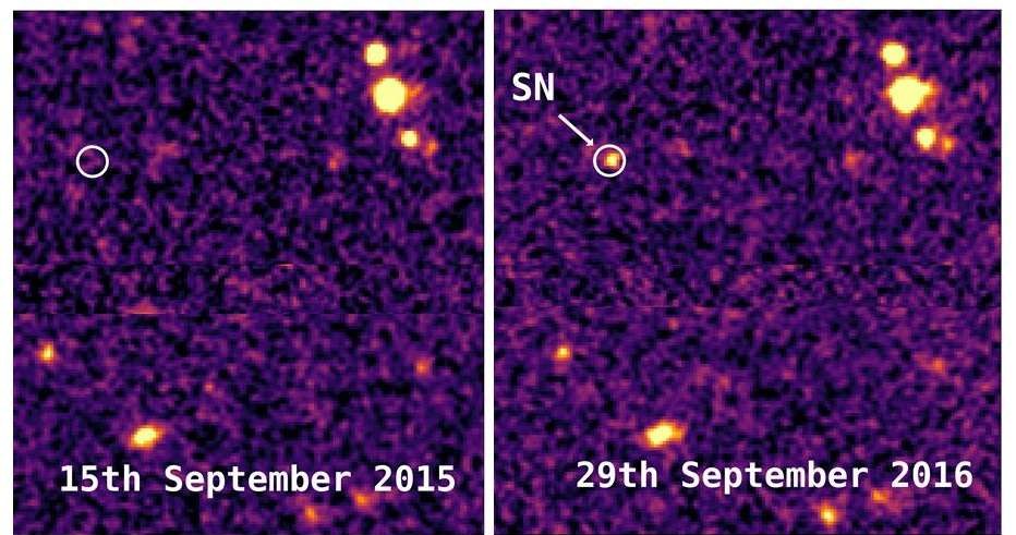 DES16C2nm to najstarsza supernowa, jaką znamy /materiały prasowe