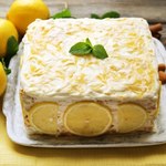 ​Deser mojej babci na letnie popołudnie. Kremowy i cytrynowy, po prostu wspaniały