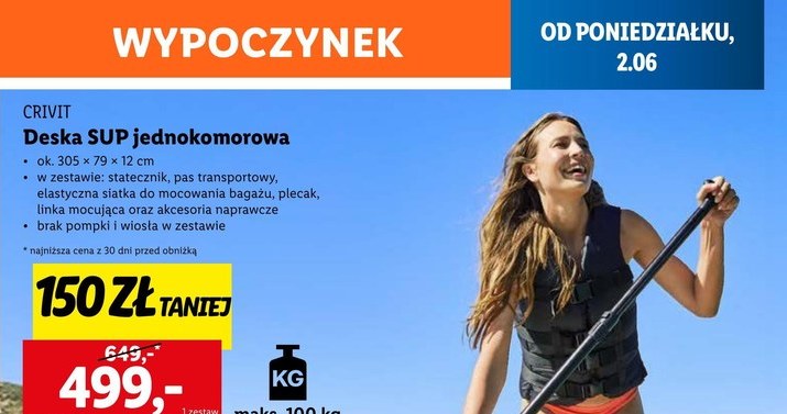 Deska SUP w Lidlu /Lidl /INTERIA.PL
