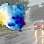 Deszcz zrosi wschód Polski. Mokre będą drogi i chodniki, lokalnie zagrzmi